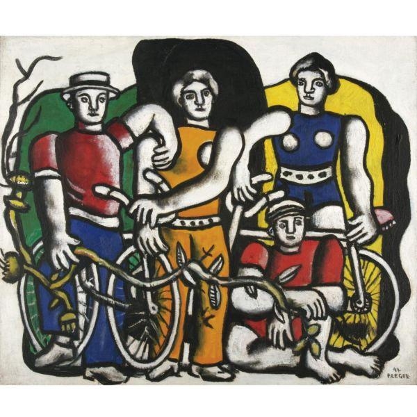 LES QUATRES PERSONNAGES (2ÈME ESQUISSE) by Fernand Léger, 1944