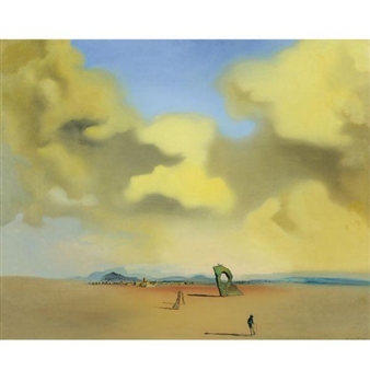 SPECTRE DU SOIR SUR LA PLAGE - Salvador Dalí