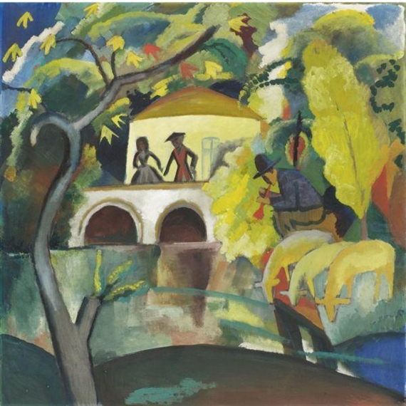ROKOKO by August Macke, 1912