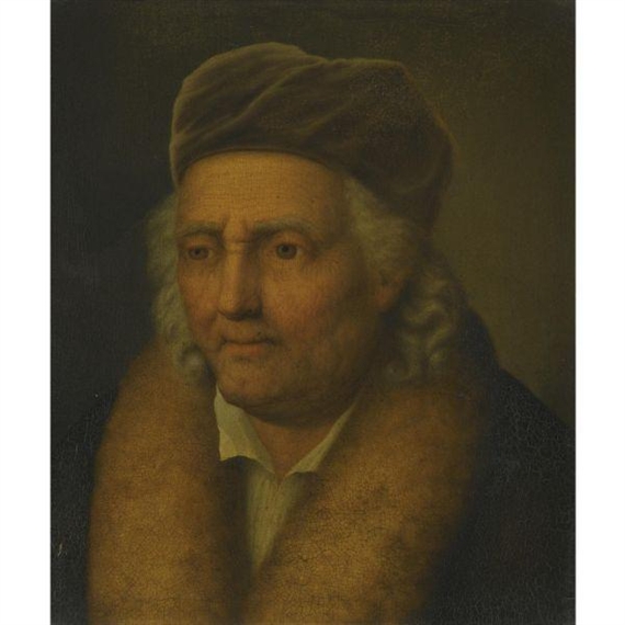 Balthasar Denner | PORTRAIT OF AN OLD MAN WITH A FUR COLLAR AND VELVET ...