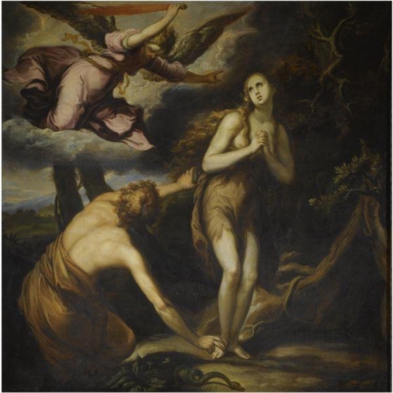 Abraham Bloemaert | THE EXPULSION OF ADAM AND EVE | MutualArt