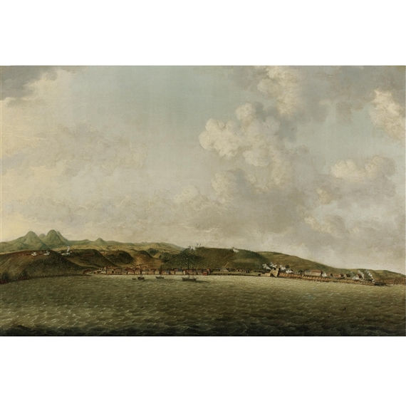 The Attack on Fort Martinique by the English on January 25, 1762, led by General Monckton by Francis Swaine
