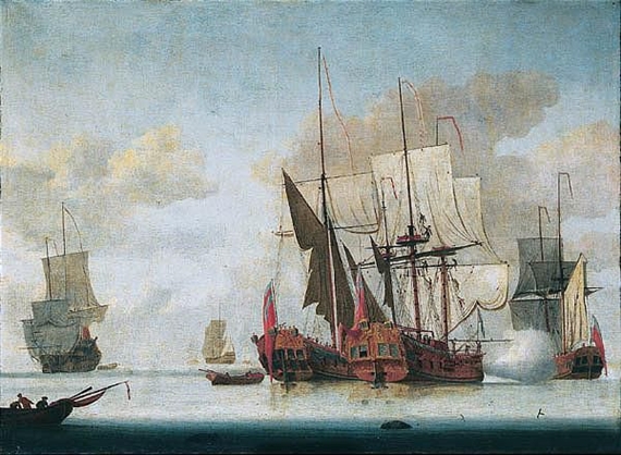 the morning gun by Francis Swaine