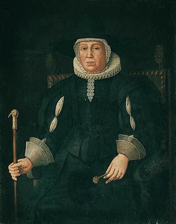 portrait of elizabeth coffin by Edward Bower