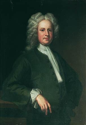 portrait of richard bennett coffin (d.1796) by Enoch Seeman