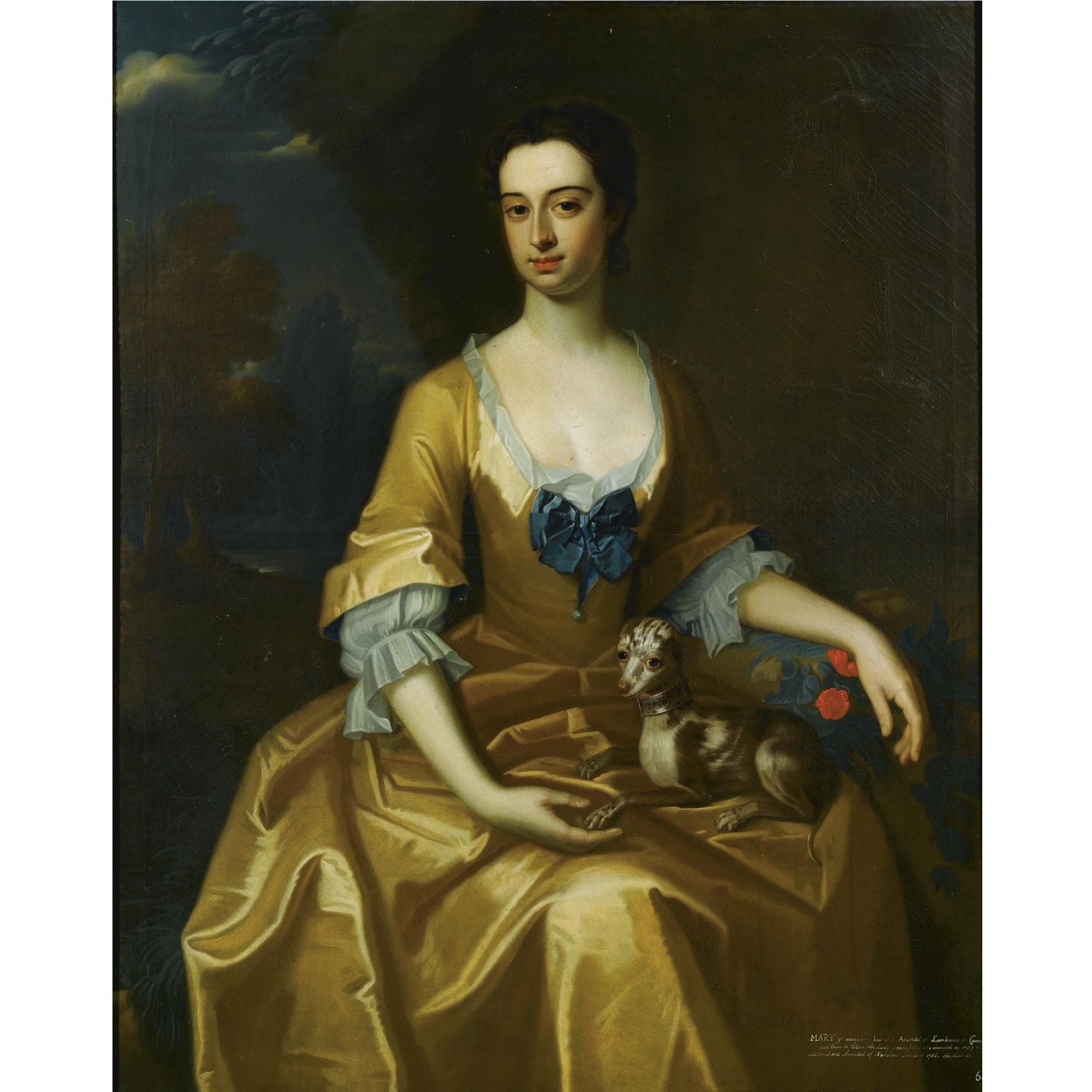 Artwork by Enoch Seeman, Portrait of Mary, Lady Arundell of Wardour (1716-1769), Made of oil on canvas