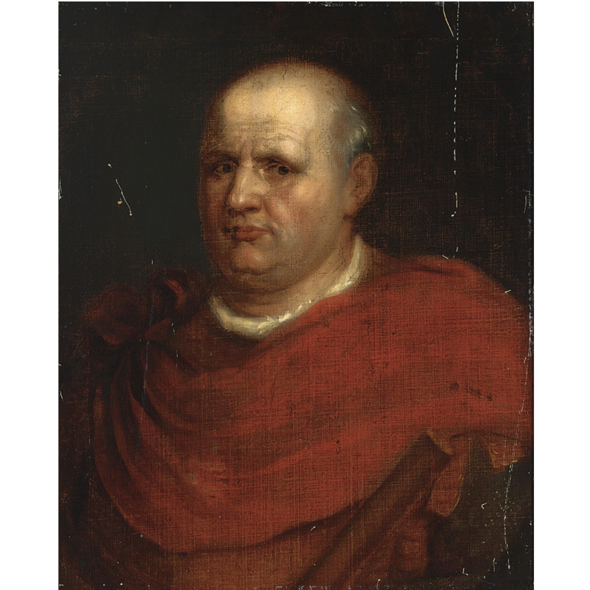 Italian School, 18th Century a portrait of the roman emperor