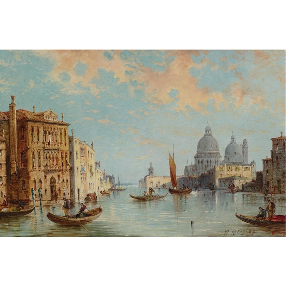View of the Grand Canal, Venice by William Meadows