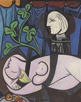 Nude, Green Leaves and Bust - Pablo Picasso