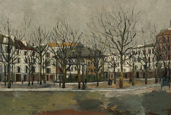 Le Kiosque by Maurice Utrillo, circa 1910