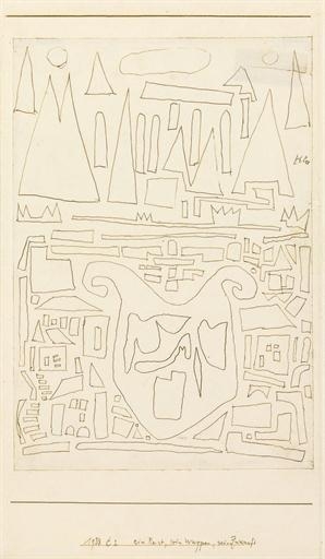 Ein Nest, Sein Wappen, Seine Zukunft by Paul Klee, 1938