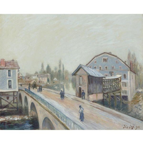 アルフレッド・シスレーL'ALLEE DES PEUPLIERS A MORET Fichier:Allée des peupliers de Moret by Sisley (Yamagata