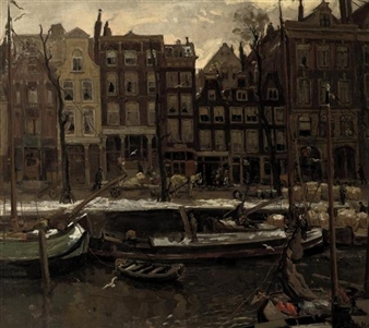 Winter in Amsterdam - Jan Evert Moll