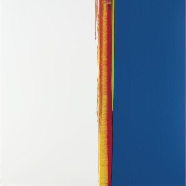 Artwork by Rachel Howard, END, Made of household gloss on canvas