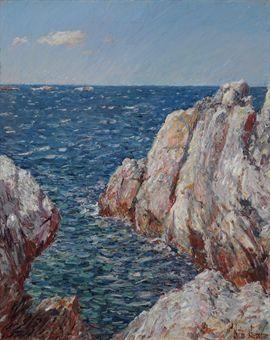 Rocks, Isles of Shoals by Childe Hassam, 1899/1901