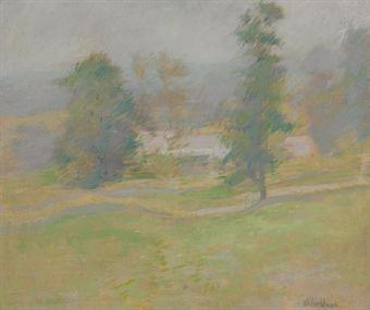 Spring Landscape by John Henry Twachtman, 1890/1900