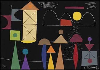 Sea Side Figures - Bertram Charles Binning