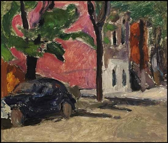 Street Scene, Montreal - Eldon Grier