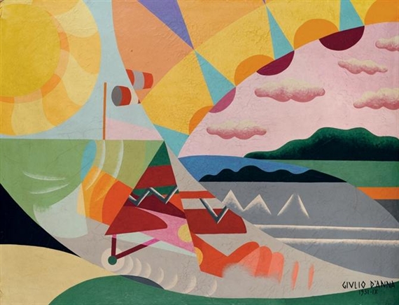 Decollo+Paesaggio by Giulio d’Anna, 1931