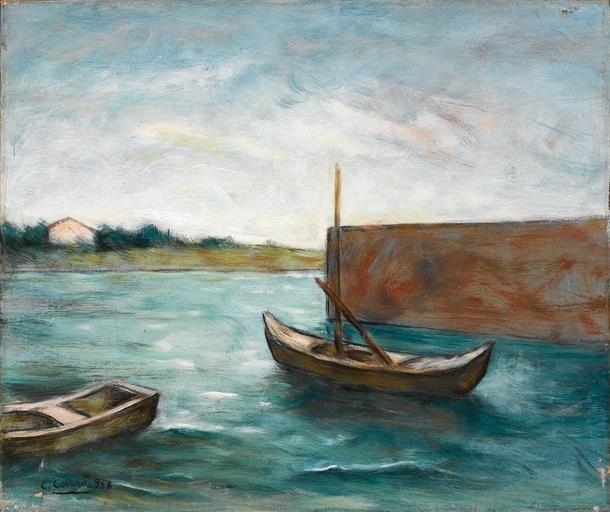Marina by Carlo Carrà, 1958