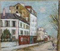 RUE A SANNOIS by Maurice Utrillo, Circa 1945