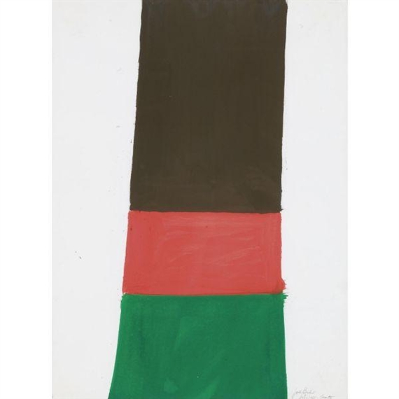 RED, BROWN, GREEN by Jack Bush, 1965