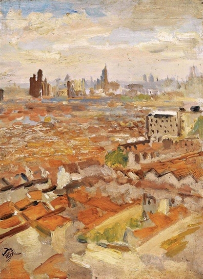 The Bund, Shanghai by Qin Xuanfu