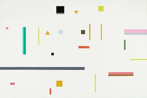 Artwork by Burton Kramer, BAROQUE BRASS #1, Made of acrylic on canvas