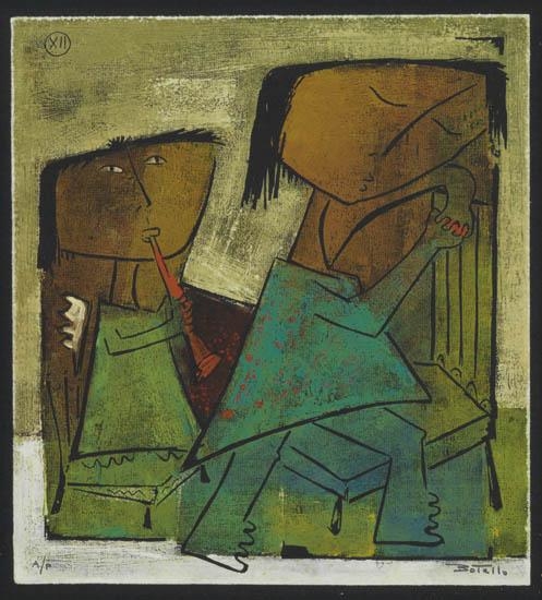 Ángel Botello | El Flautista (Circa 1980) | MutualArt