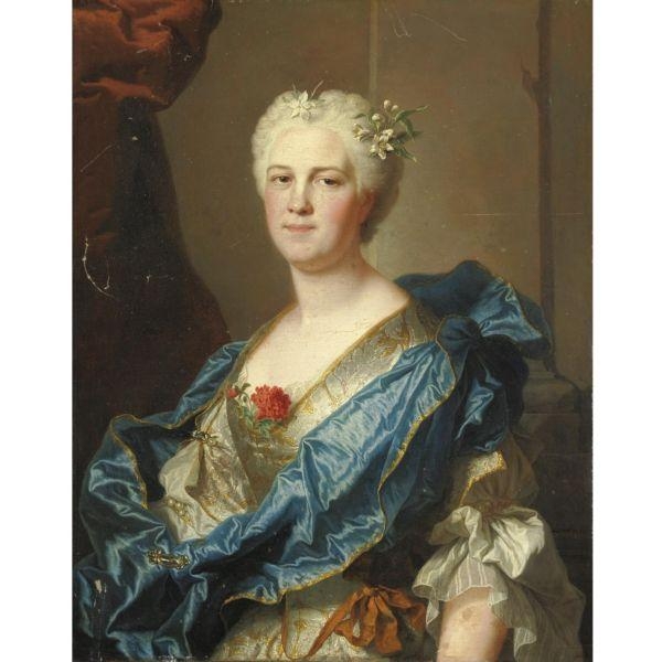 Hyacinthe Rigaud | Retrato de medio busto de Luis XIV de Francia con