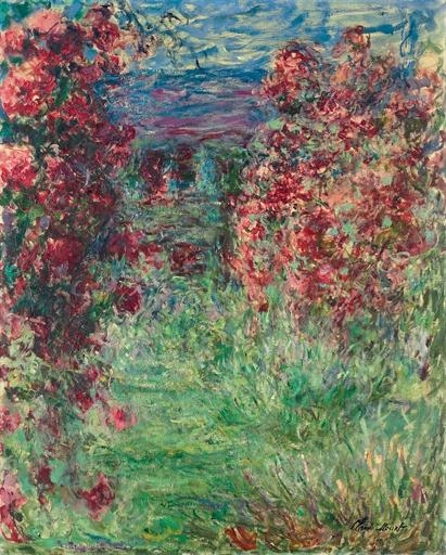 La maison dans les roses by Claude Monet, 1925