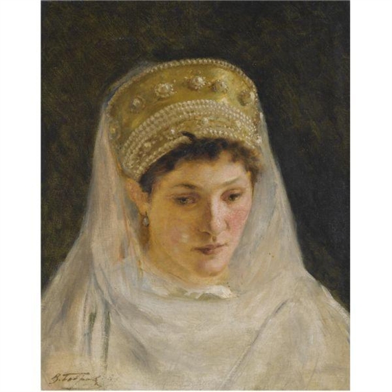 THE MELANCHOLY BRIDE by Viktor Alexejewitsch Bobrof