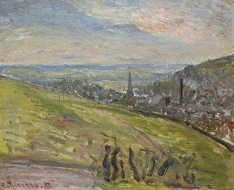 Camille Pissarro | Environs de Rouen (1883) | MutualArt