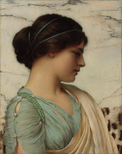 A Classical Beauty by John William Godward, 1909