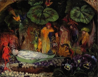 Death of the Fairy Queen - John Anster Fitzgerald