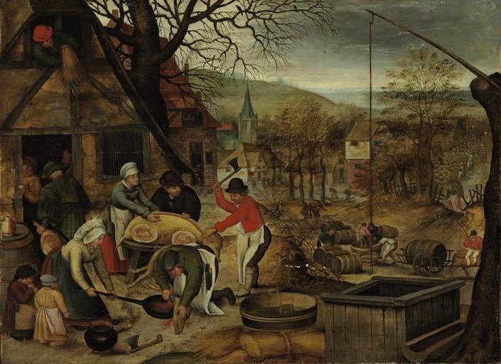 Autumn: An allegory of one of the Four Seasons by Pieter Brueghel the Younger