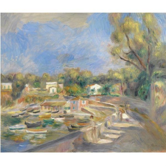 Pierre-Auguste Renoir | Paysage à Cagnes (Circa 1910