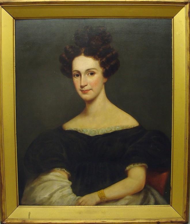 American School, 18th Century | Portrait of woman believed to be Annis ...