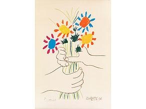 【CORBER Bouquet de Pavots】Paris 肉筆画 CORBER Bouquet de Pavots】Paris 肉筆画