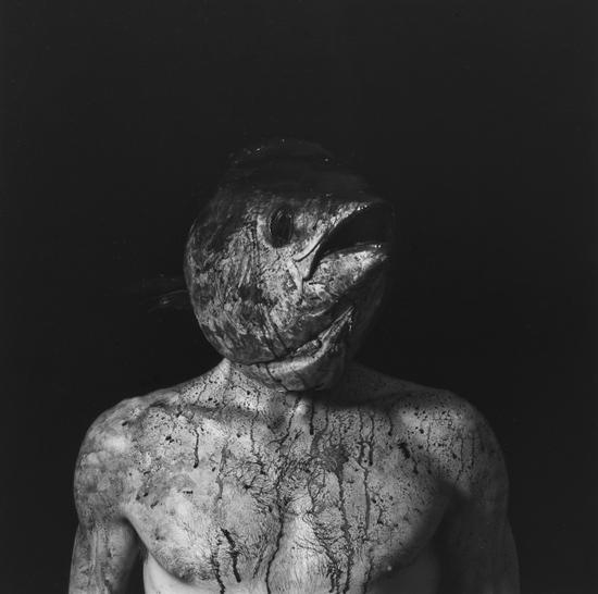 Selfportrait warfish by Paul Blanca, 1985