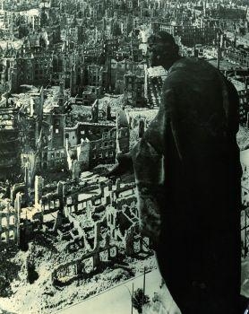 "Dresden 1945 / Blick vom Rathausturm". by Richard Peter Sen, 1945