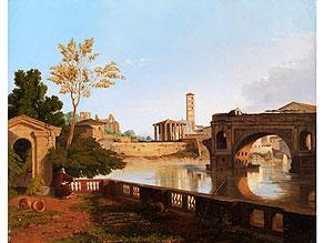 ROMAN CITY VIEW by Simon-Joseph-Alexandre-Clément Denis