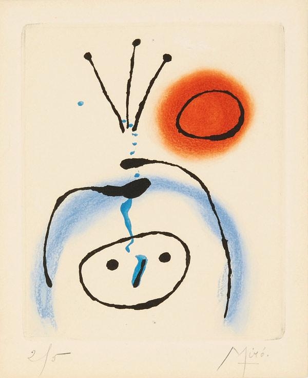 La Bague d’Aurore, Blatt 1 by Joan Miró, 1957