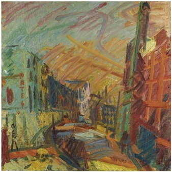 MORNINGTON CRESCENT - SUMMER MORNING - Frank Auerbach