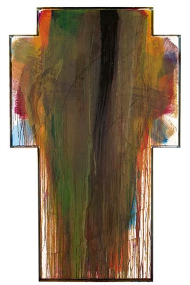 Kreuzübermalung by Arnulf Rainer, 1989/90