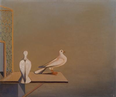 Doves by Gottfried Brockmann, 1959