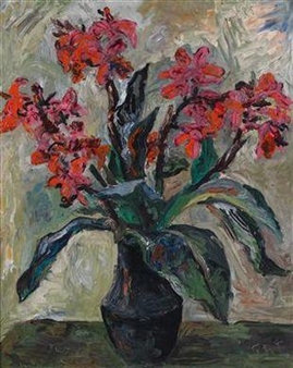 Vase with Flowers - Max Groten