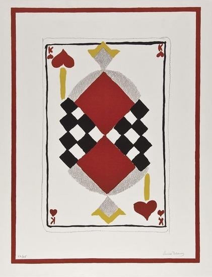Roi de coeur by Sonia Delaunay, c.1970