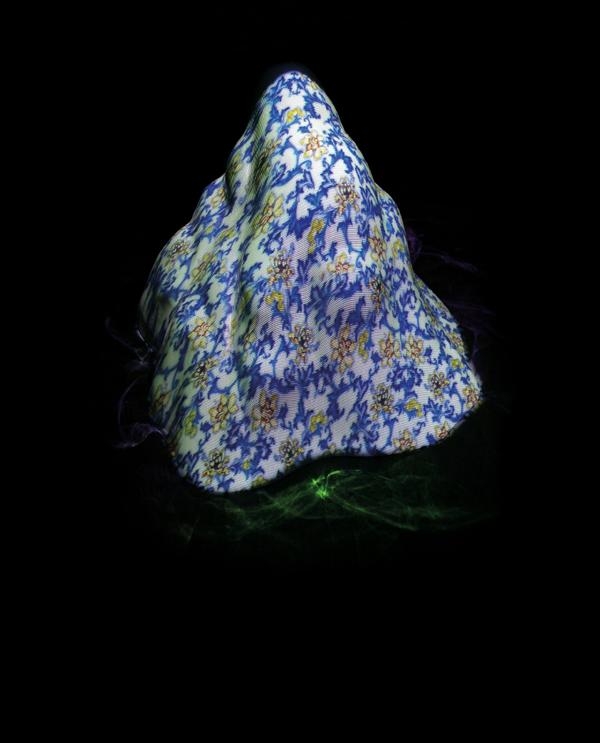 Artwork by Lin Shu-Min, Mountain - Stone 4, Made of Fiberglass, video installation