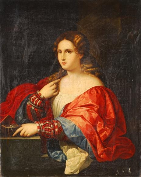 Portrait of a woman by Jacopo Palma il Vecchio
